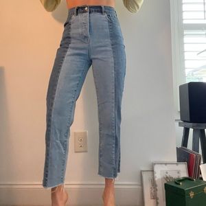 Pacsun two tone jeans